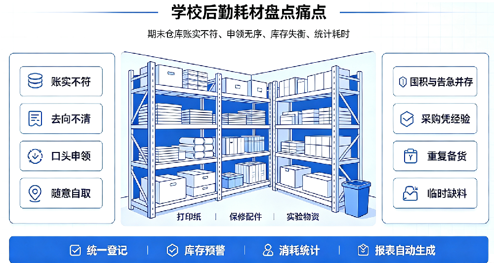 依托数字化工具，构建高效透明的校园物资管理体系